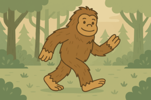 歩くビッグフット